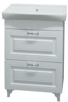 Комплект Тумба Венеция-70/2 с белой фрезер. с раковиной Como (700х850х435) (CS00061393) Комплект Тумба Венеция-70/2 с белой фрезер. с раковиной Como (700х850х435) (CS00061393)