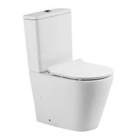 Унитаз-компакт безободковый со смывом TORNADO BelBagno +BB2111SC Унитаз-компакт безободковый со смывом TORNADO BelBagno +BB2111SC