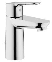 Смеситель для раковины Grohe Bau Edge Керамический картридж со сливным гарнитуром Хром (23329000) Смеситель для раковины Grohe Bau Edge Керамический картридж со сливным гарнитуром Хром (23329000)