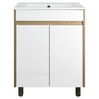 Комплект Тумба Стиль Stella 60Н 620х810х470 Дуб дымчатый/Белый, под раковину Leon 7506-60 (CS00076454) Комплект Тумба Стиль Stella 60Н 620х810х470 Дуб дымчатый/Белый, под раковину Leon 7506-60 (CS00076454)