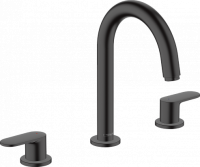 Смеситель для раковины Hansgrohe Vernis Blend Керамическая кран-букса со сливным гарнитуром Черный (71553670)