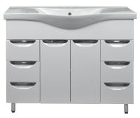 Комплект Тумба Стиль-100/6 (1000х840х350) с раковиной Basic 100 (CS00070807) Комплект Тумба Стиль-100/6 (1000х840х350) с раковиной Basic 100 (CS00070807)
