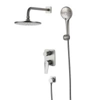 Смеситель Lemark Bronx LM3729GM для ванны и душа, встраиваемый Смеситель Lemark Bronx LM3729GM для ванны и душа, встраиваемый