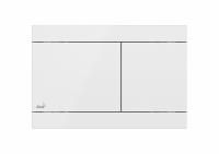 Кнопка смыва alcadrain FLAT 24.7х2х16.5 для инсталляции, пластик, цвет Белый (FUNWHITE)