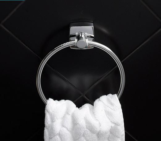 картинка Полотенцедержатель кольцо Fixsen Kvadro, хром (FX-61311) 