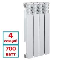 Радиатор биметаллический AQUAPROM BI 500/80 B20 (4 секций) Радиатор биметаллический AQUAPROM BI 500/80 B20 (4 секций)