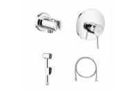 Набор для гигиенического душа GROHE BauClassic со смесителем, хром (124434) Набор для гигиенического душа GROHE BauClassic со смесителем, хром (124434)
