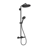 Душевая колонна Hansgrohe Croma Select S Showerpipe 280 1jet с термостатом, черный матовый Душевая колонна Hansgrohe Croma Select S Showerpipe 280 1jet с термостатом, черный матовый