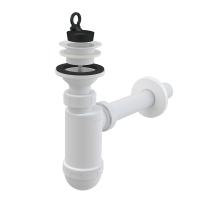 Сифон для раковины Alcadrain DN32 с пластмассовой peшeткой DN63 (A420) Сифон для раковины Alcadrain DN32 с пластмассовой peшeткой DN63 (A420)