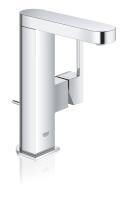 Смеситель для раковины Grohe Plus Керамический картридж со сливным гарнитуром Хром (23871003) Смеситель для раковины Grohe Plus Керамический картридж со сливным гарнитуром Хром (23871003)