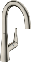 Смеситель для раковины Hansgrohe Talis S Керамический картридж, цвет Сталь (72814800) Смеситель для раковины Hansgrohe Talis S Керамический картридж, цвет Сталь (72814800)