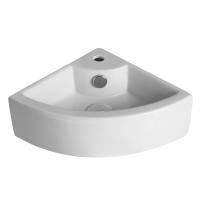 Раковина угловая Azario 43.5х31х12.5 фаянс, цвет Белый (AZ4299)