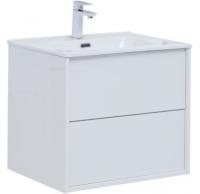 Тумба под раковину Aquanet Lino 60 (Flat) белый глянец Тумба под раковину Aquanet Lino 60 (Flat) белый глянец