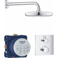 Душевая система Grohe Grohtherm с термостатом Хром (34728000) Душевая система Grohe Grohtherm с термостатом Хром (34728000)