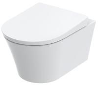 Унитаз подвесной TOTO GP 380х540х335 безободковый с сиденьем GP WC seat микролифт (CW553Y+TC524EU)