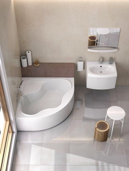 картинка Ванна акриловая Ravak GENTIANA 140 x140 белая картинка Ванна акриловая Ravak GENTIANA 140 x140 белая
