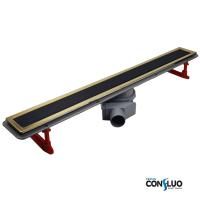 Душевой лоток Pestan Confluo Premium Line Black Glass 850 Gold Душевой лоток Pestan Confluo Premium Line Black Glass 850 Gold