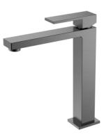 Cмеситель высокий для раковины Boheme Qubic Gun Metal 472-GM Cмеситель высокий для раковины Boheme Qubic Gun Metal 472-GM