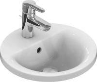 Раковина встраиваемая сверху Ideal Standard CONNECT 38х38х16.5, керамика, цвет Белый (E504101) Раковина встраиваемая сверху Ideal Standard CONNECT 38х38х16.5, керамика, цвет Белый (E504101)