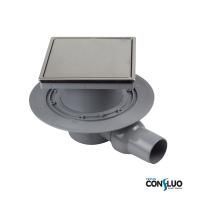 Душевой трап Confluo Standard Plate 1 10x10 2 в 1 с фланцем Душевой трап Confluo Standard Plate 1 10x10 2 в 1 с фланцем