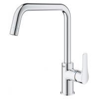 Смеситель для кухонной мойки Grohe Eurosmart New Керамический картридж, цвет Хром (30567000) Смеситель для кухонной мойки Grohe Eurosmart New Керамический картридж, цвет Хром (30567000)