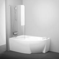 Шторка для ванны распашная Ravak CVSK1 100х150 цвет профиля хром (7QLS0C00Y1) Шторка для ванны распашная Ravak CVSK1 100х150 цвет профиля хром (7QLS0C00Y1)