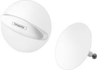 Внешняя часть набора для слива и перелива Hansgrohe Flexaplus матовый белый (58185700) Внешняя часть набора для слива и перелива Hansgrohe Flexaplus матовый белый (58185700)