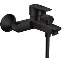 Смеситель Hansgrohe Talis E для ванны с душем однорычажный, черный матовый (71740670) Смеситель Hansgrohe Talis E для ванны с душем однорычажный, черный матовый (71740670)