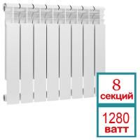 Радиатор биметаллический AQUAPROM BI 500/80 B20 (8 секций) Радиатор биметаллический AQUAPROM BI 500/80 B20 (8 секций)