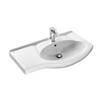 Раковина подвесная Santek Коралл-83 83х51.5х20.5 фарфор, цвет Белый (1WH110225) Раковина подвесная Santek Коралл-83 83х51.5х20.5 фарфор, цвет Белый (1WH110225)