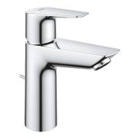 Смеситель для раковины Grohe Bau Edge Керамический картридж со сливным гарнитуром Хром (23758001) Смеситель для раковины Grohe Bau Edge Керамический картридж со сливным гарнитуром Хром (23758001)