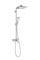 Душевая колонна Hansgrohe Crometta E 240 1jet Showerpipe с однорычажным смесителем (27284000)