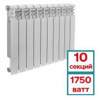 Радиатор биметаллический AQUAPROM BI 500/80 B20 (10 секций) Радиатор биметаллический AQUAPROM BI 500/80 B20 (10 секций)