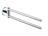 Полотенцедержатель двухрожковый Hansgrohe Logis, хром (40512000)