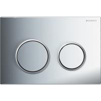 Кнопка смыва Geberit Omega 21.2х1х14.2 для инсталляции, пластик, цвет Хром матовый (115085KH1)