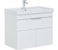 Тумба под раковину Aquanet Ирис new 710 белый глянец (1 ящик, 2 дверцы) Тумба под раковину Aquanet Ирис new 710 белый глянец (1 ящик, 2 дверцы)