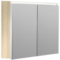 Зеркальный шкаф Vallessi 80 LIGHT OAK с подсветкой Зеркальный шкаф Vallessi 80 LIGHT OAK с подсветкой