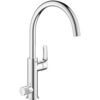 Смеситель для кухонной мойки Grohe Eurosmart Blue Pure Керамический картридж, цвет Хром (31722000) Смеситель для кухонной мойки Grohe Eurosmart Blue Pure Керамический картридж, цвет Хром (31722000)