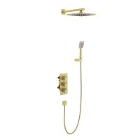 Душевая система встроенная с термостатом Timo Tetra-thermo SX-0179/17SM золото матовое Душевая система встроенная с термостатом Timo Tetra-thermo SX-0179/17SM золото матовое