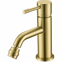 Смеситель для биде Boheme Uno Matt Gold 466-MG Смеситель для биде Boheme Uno Matt Gold 466-MG
