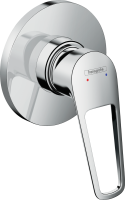 Hansgrohe 71361000 Novus Loop Смеситель для душа с маленькой розеткой, СМ, хром Hansgrohe 71361000 Novus Loop Смеситель для душа с маленькой розеткой, СМ, хром