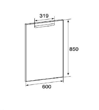 картинка THE GAP ORIGINAL Зеркало 600х850 мм, подсветка, антизапотевание, сенсор (подходит к серии DEBBA) картинка THE GAP ORIGINAL Зеркало 600х850 мм, подсветка, антизапотевание, сенсор (подходит к серии DEBBA)