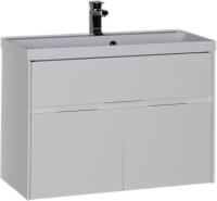 Тумба с раковиной Aquanet Латина 90 белый Тумба с раковиной Aquanet Латина 90 белый