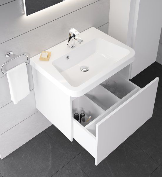 картинка Раковина мебельная Ravak 10° 65х48х15.5, литьевой мрамор, цвет Белый (XJI01165000) картинка Раковина мебельная Ravak 10° 65х48х15.5, литьевой мрамор, цвет Белый (XJI01165000)