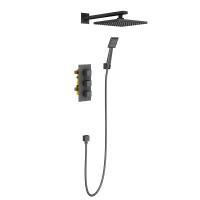 Душевая система встроенная с термостатом Timo Tetra-thermo SX-0179/03SM черный Душевая система встроенная с термостатом Timo Tetra-thermo SX-0179/03SM черный