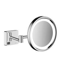 Косметическое зеркало Hansgrohe AddStoris Подвесной, Хром (41790000) Косметическое зеркало Hansgrohe AddStoris Подвесной, Хром (41790000)