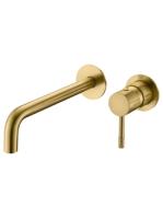 Смеситель для раковины из стены Boheme Uno Matt Gold 465-MG Смеситель для раковины из стены Boheme Uno Matt Gold 465-MG