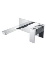 Cмеситель для раковины из стены Boheme Qubic Chrome 475-CR Cмеситель для раковины из стены Boheme Qubic Chrome 475-CR