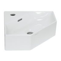 Раковина угловая Sanita Luxe 49.4х35.8х11 фарфор, цвет Белый (LIN35SLWB01) Раковина угловая Sanita Luxe 49.4х35.8х11 фарфор, цвет Белый (LIN35SLWB01)