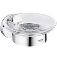 Мыльница Grohe Essentials Подвесной монтаж, Хром (40444001) Мыльница Grohe Essentials Подвесной монтаж, Хром (40444001)